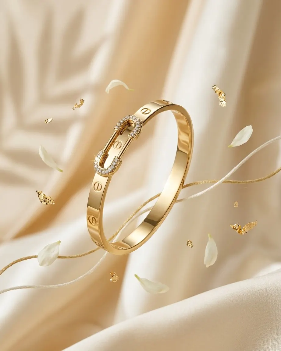 Bijoux Layali Jewels dorés portés au quotidien